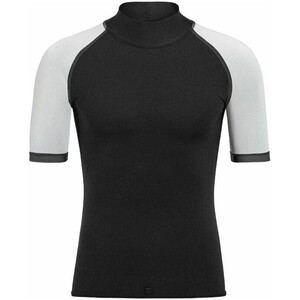 2024 Orca Mens Bossa Short Sleeve Rash Vest MAA1 - Black